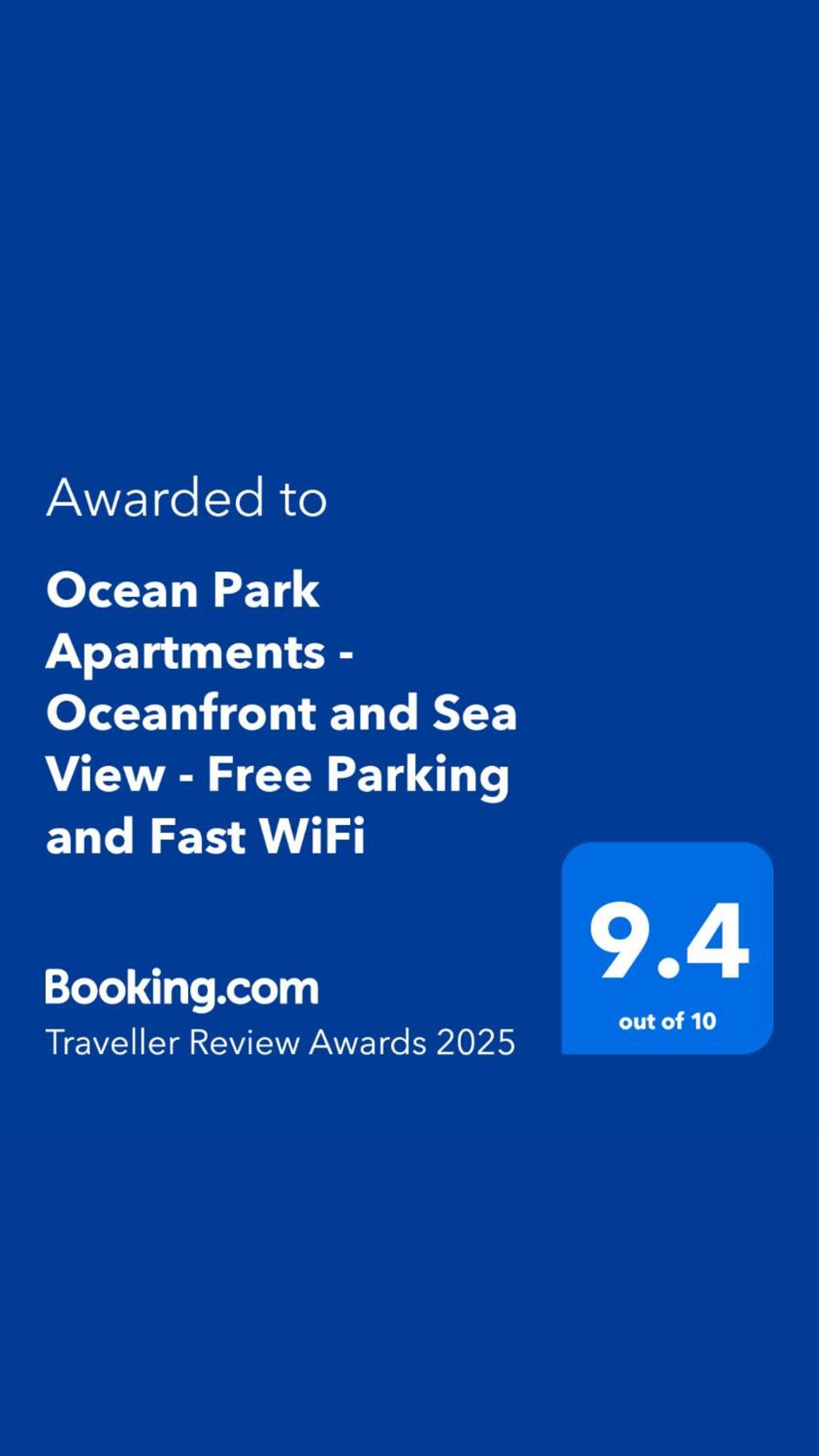 Ocean Park Apartments - Oceanfront - Free Parking And Fast Wifi Edinburgh Exterior photo